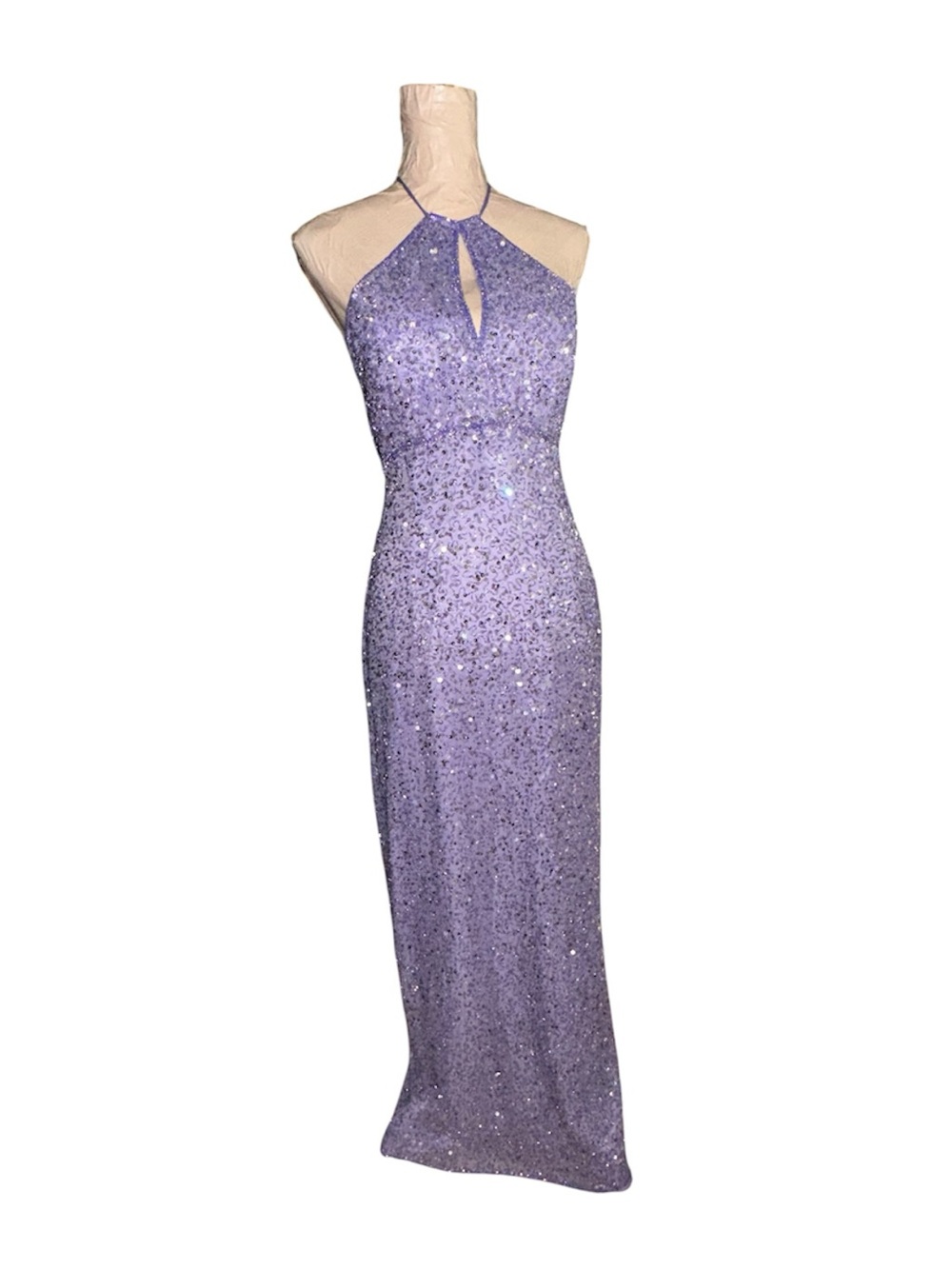Scala Vintage Silk Halter Dress